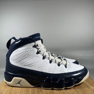 Nike Air Jordan 9 Retro 2018 Size US Men 9.5 Pearl Blue UNC Sneakers 302370-145